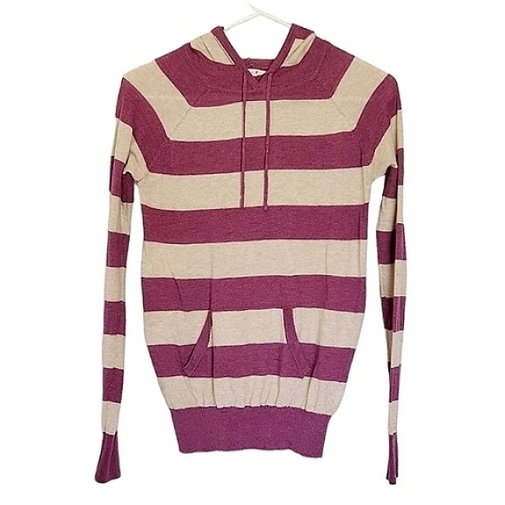 1362 * Teaspoon Lightweight Striped Hoodie Size Juniors M